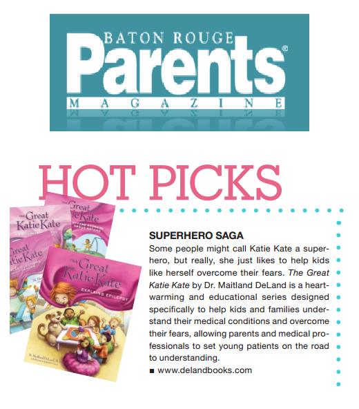 Baton Rouge Parents March 2014 Hot Picks- The Great Katie Kate